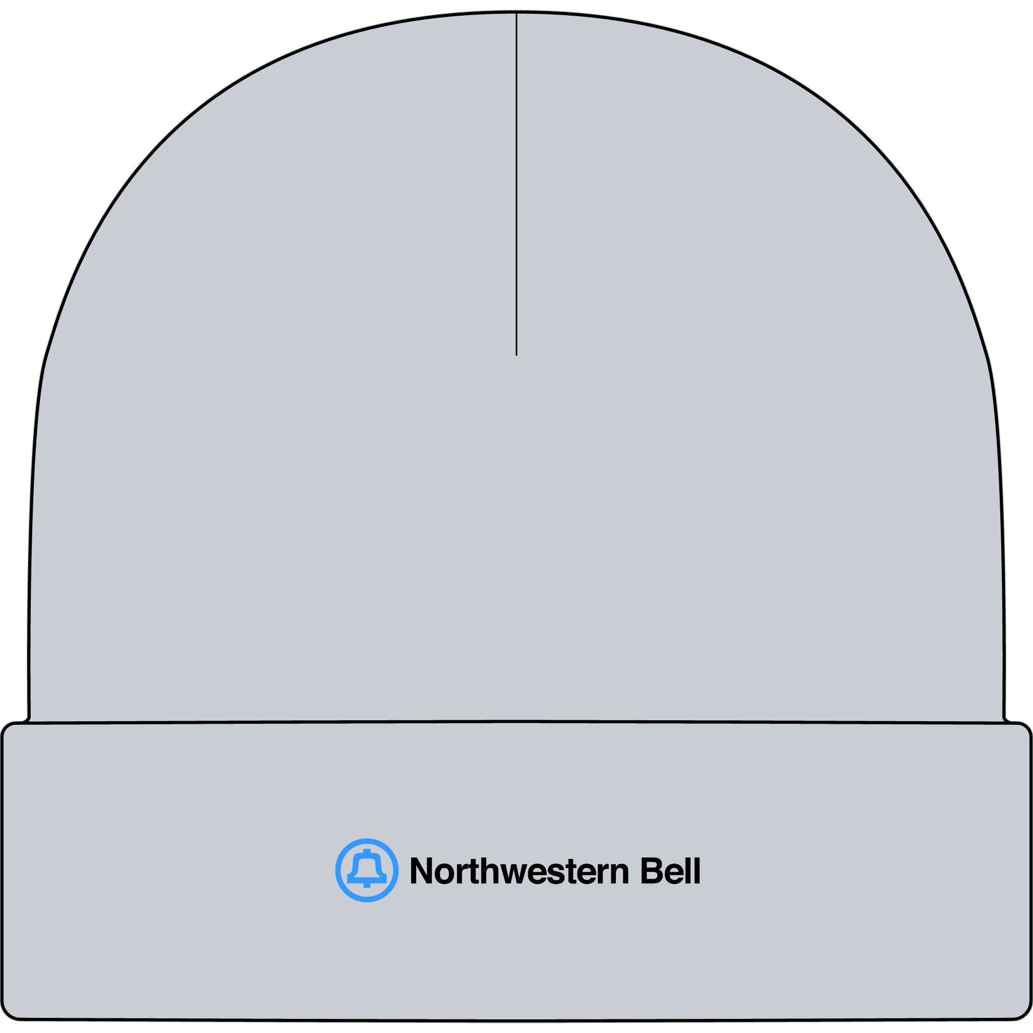 Northwestern Bell Cuff Beanie