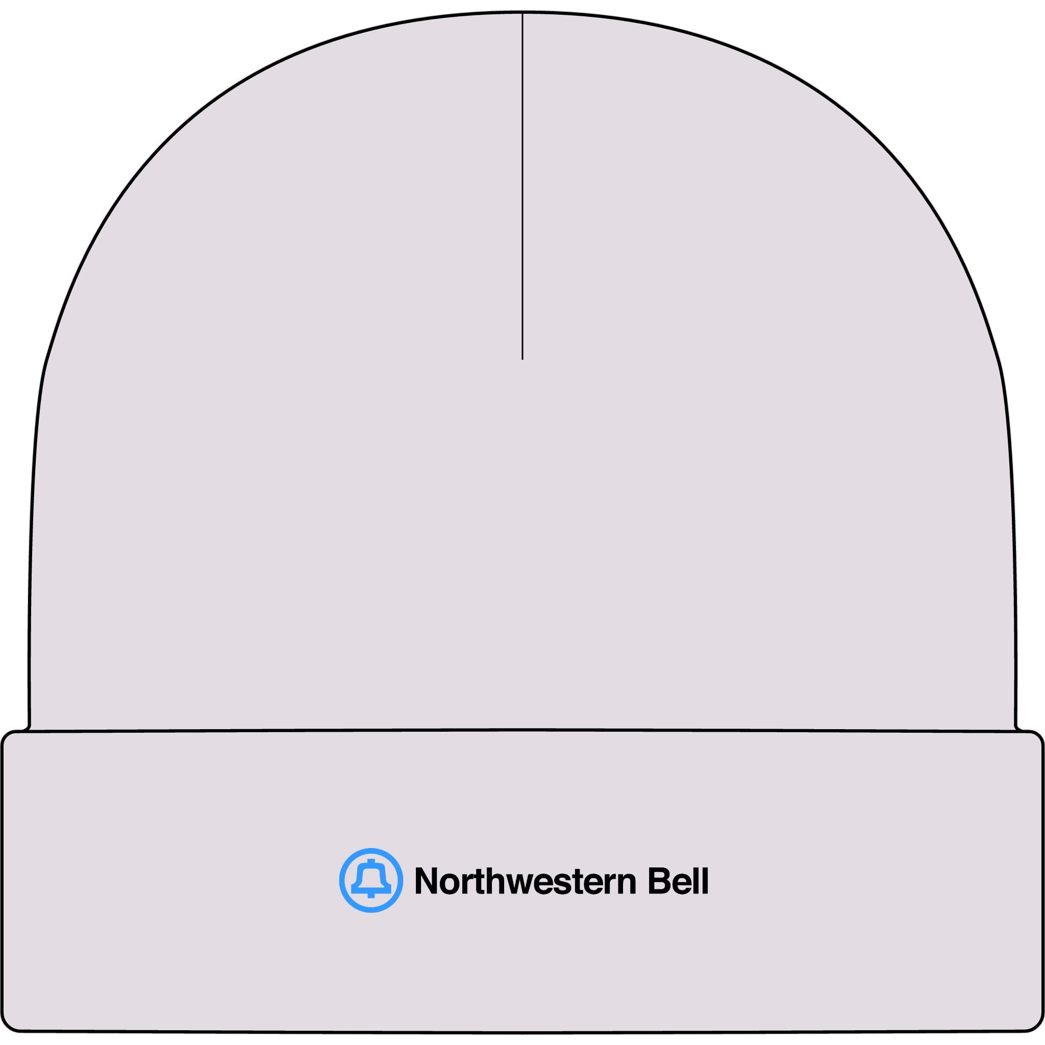 Northwestern Bell Cuff Beanie