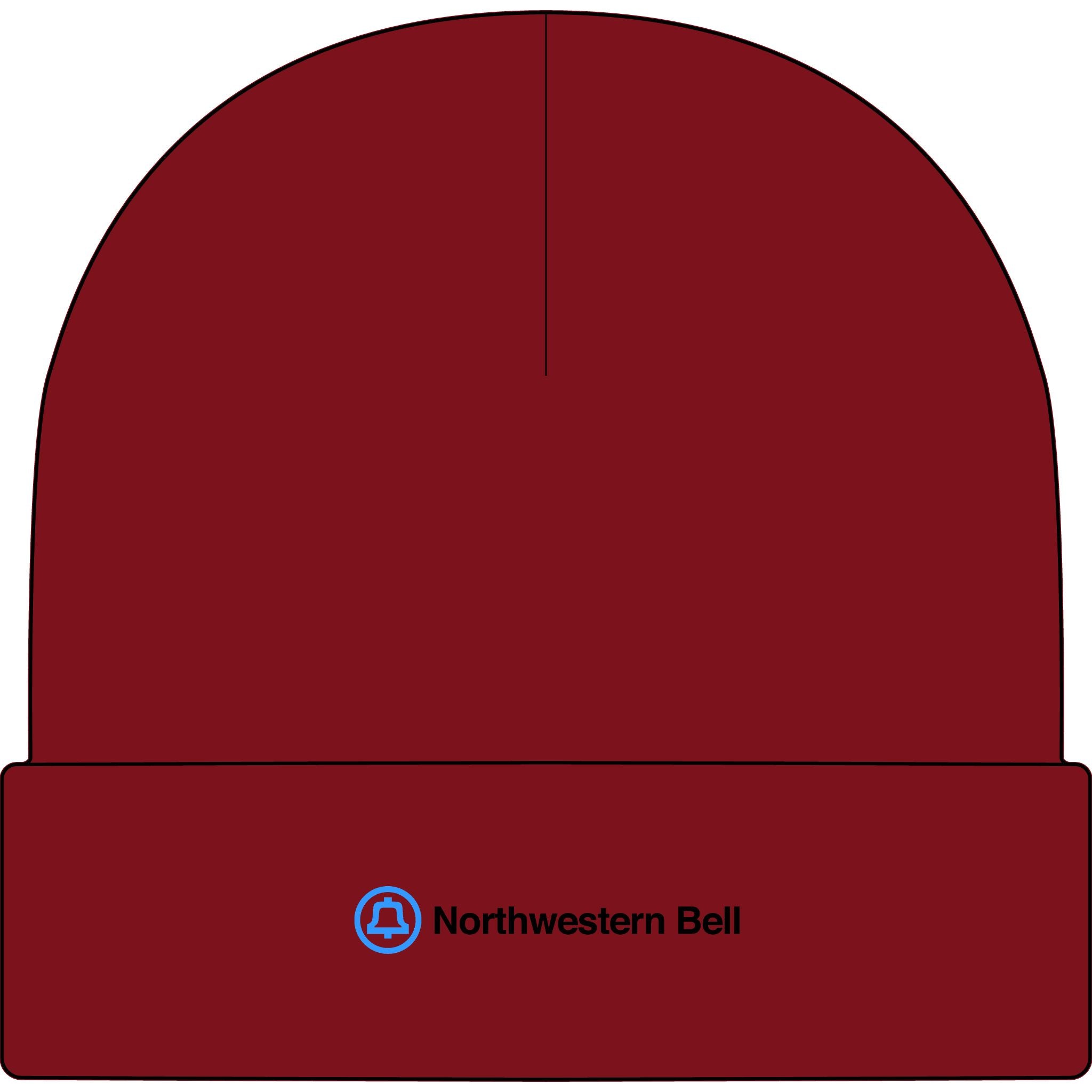 Northwestern Bell Cuff Beanie