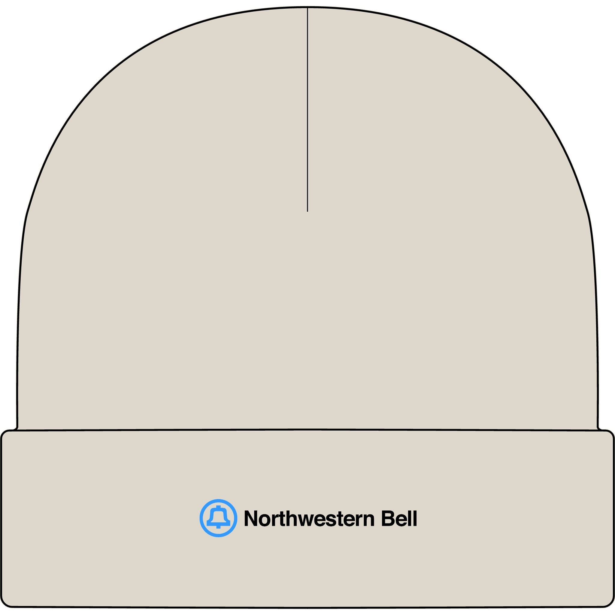 Northwestern Bell Cuff Beanie