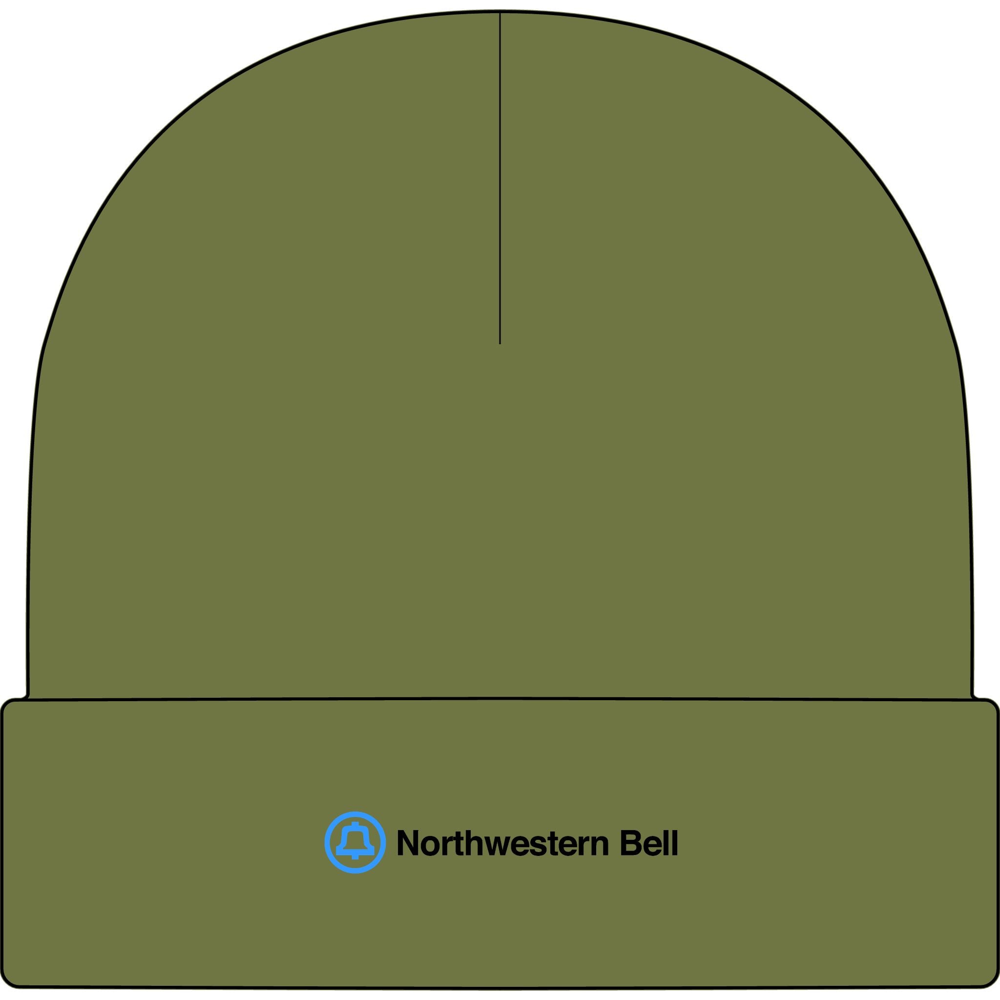Northwestern Bell Cuff Beanie