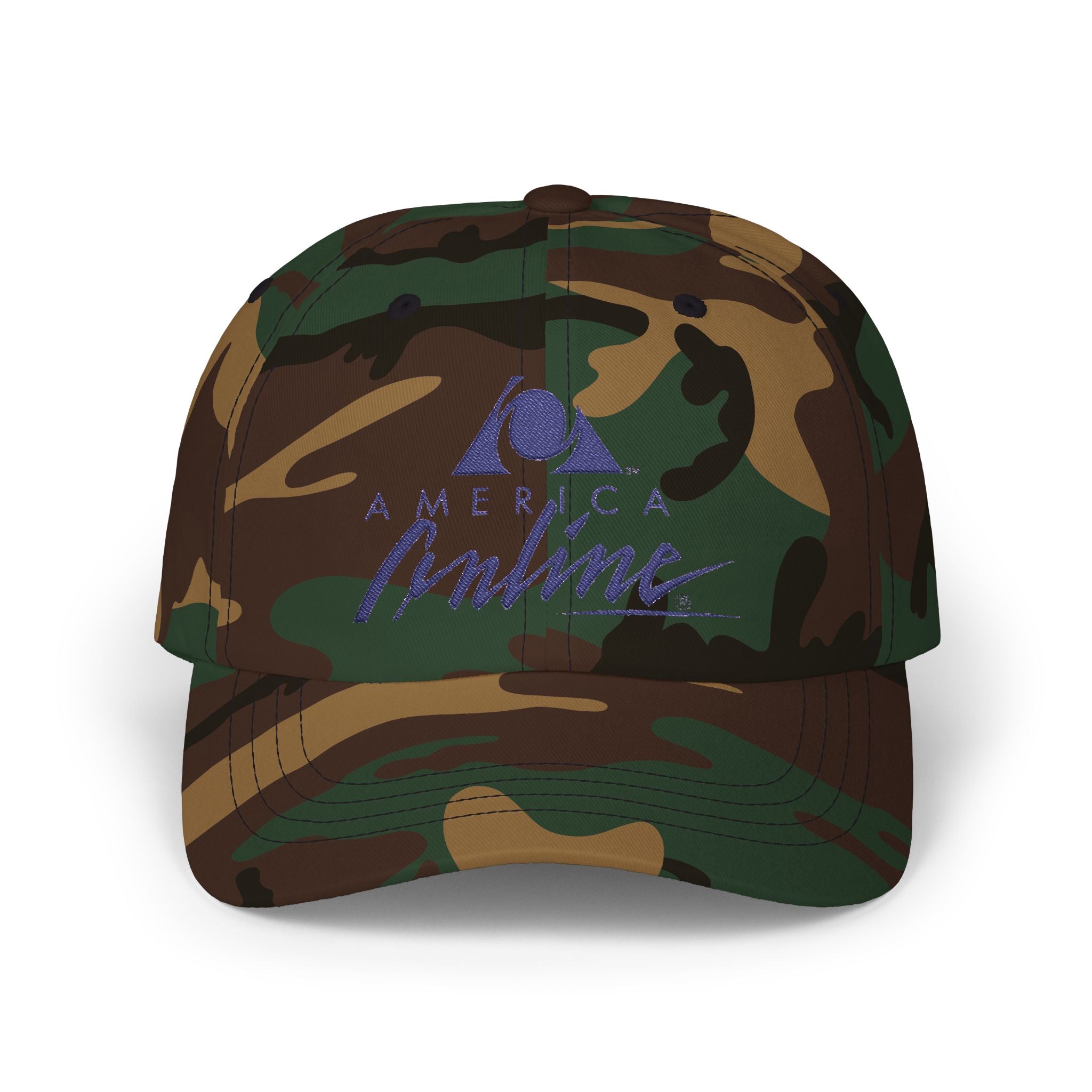 America Online (AOL) Embroidered Dad Cap Hat