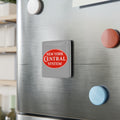 New York Central Railroad Square Porcelain Fridge Magnet