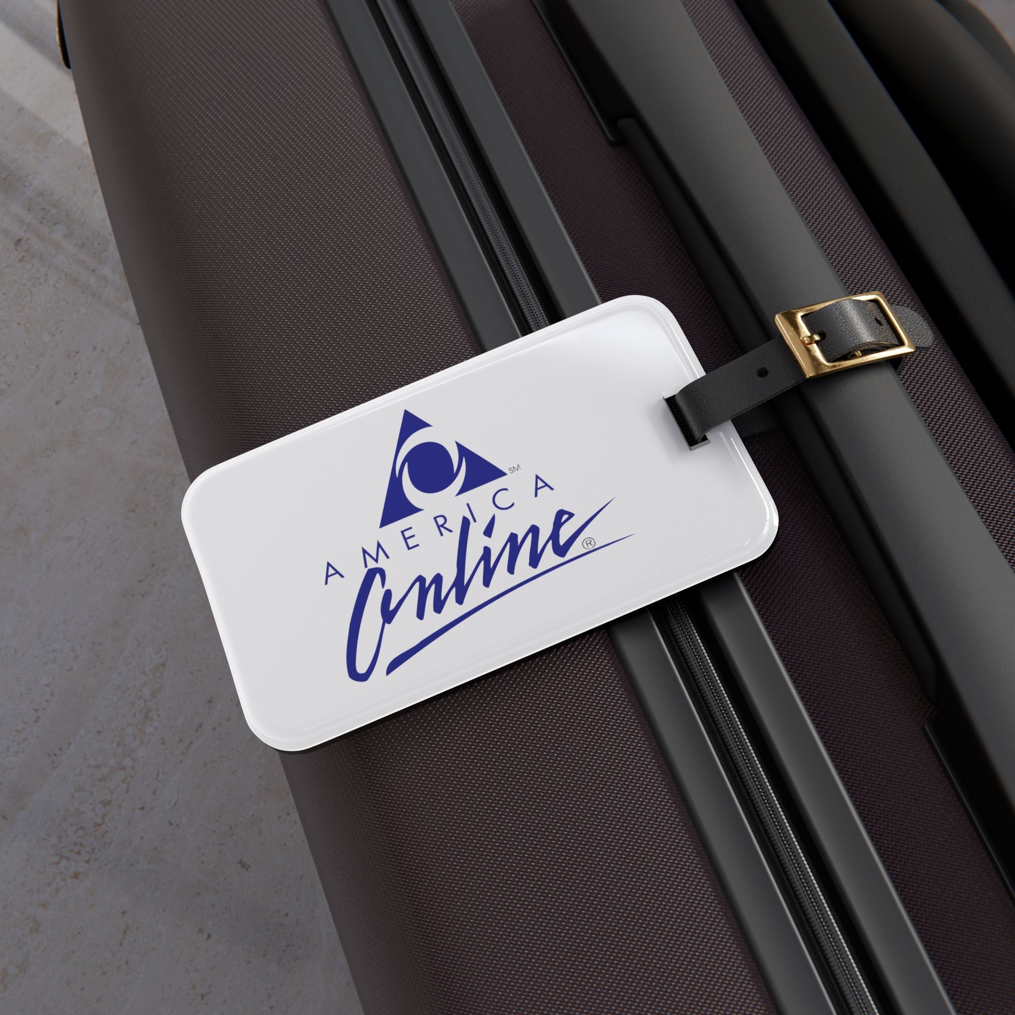 America Online (AOL) Luggage Tag