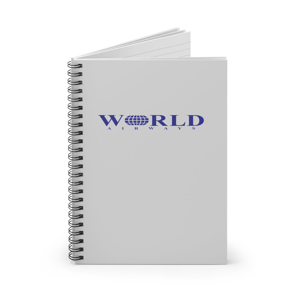 World Airways Spiral Notebook