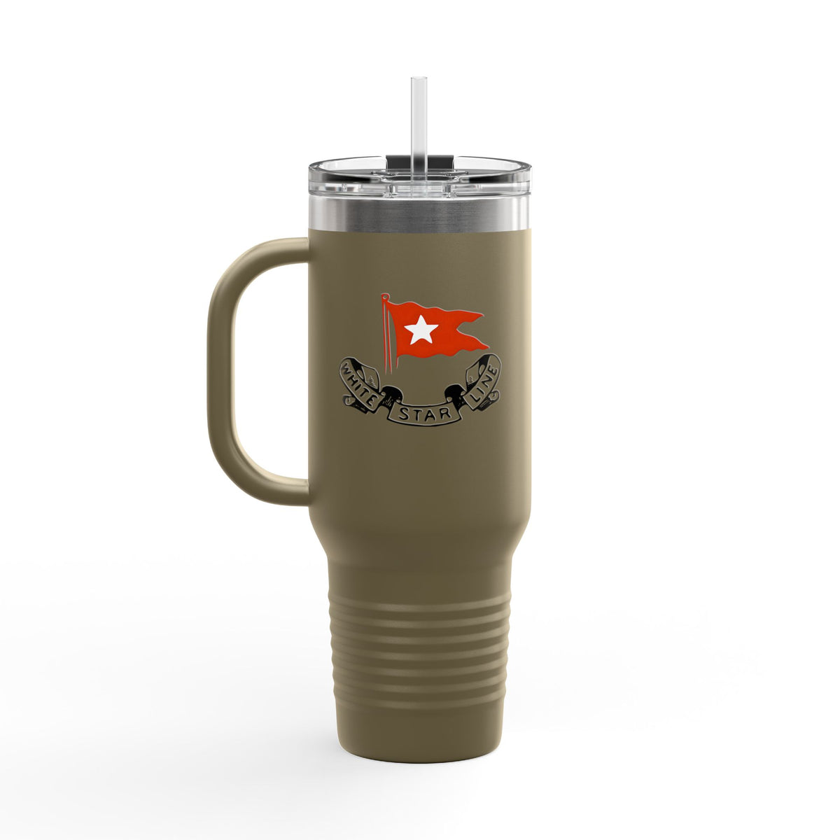 White Star Line 40oz Insulated Travel Mug Stainless Tumbler