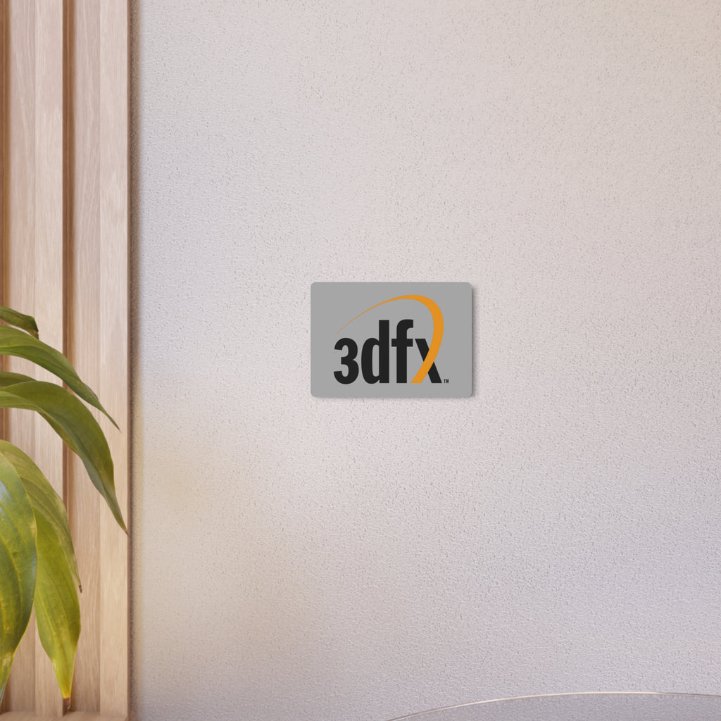 3dfx Interactive Metal Sign