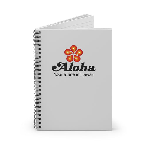Aloha Airlines Spiral Notebook