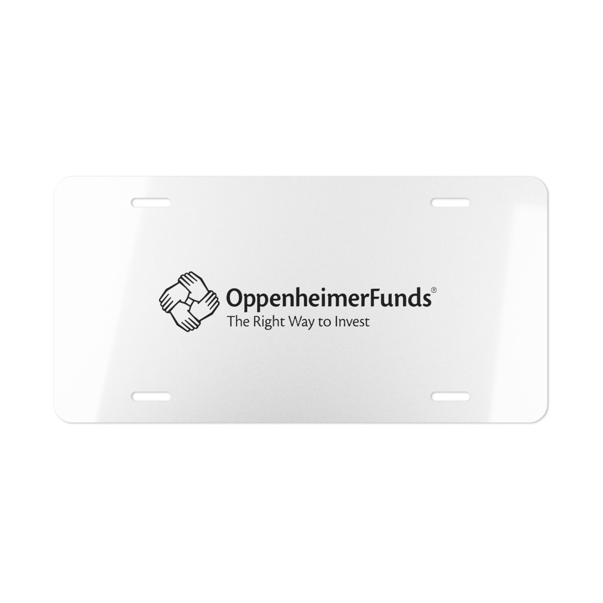 OppenheimerFunds Vanity License Plate