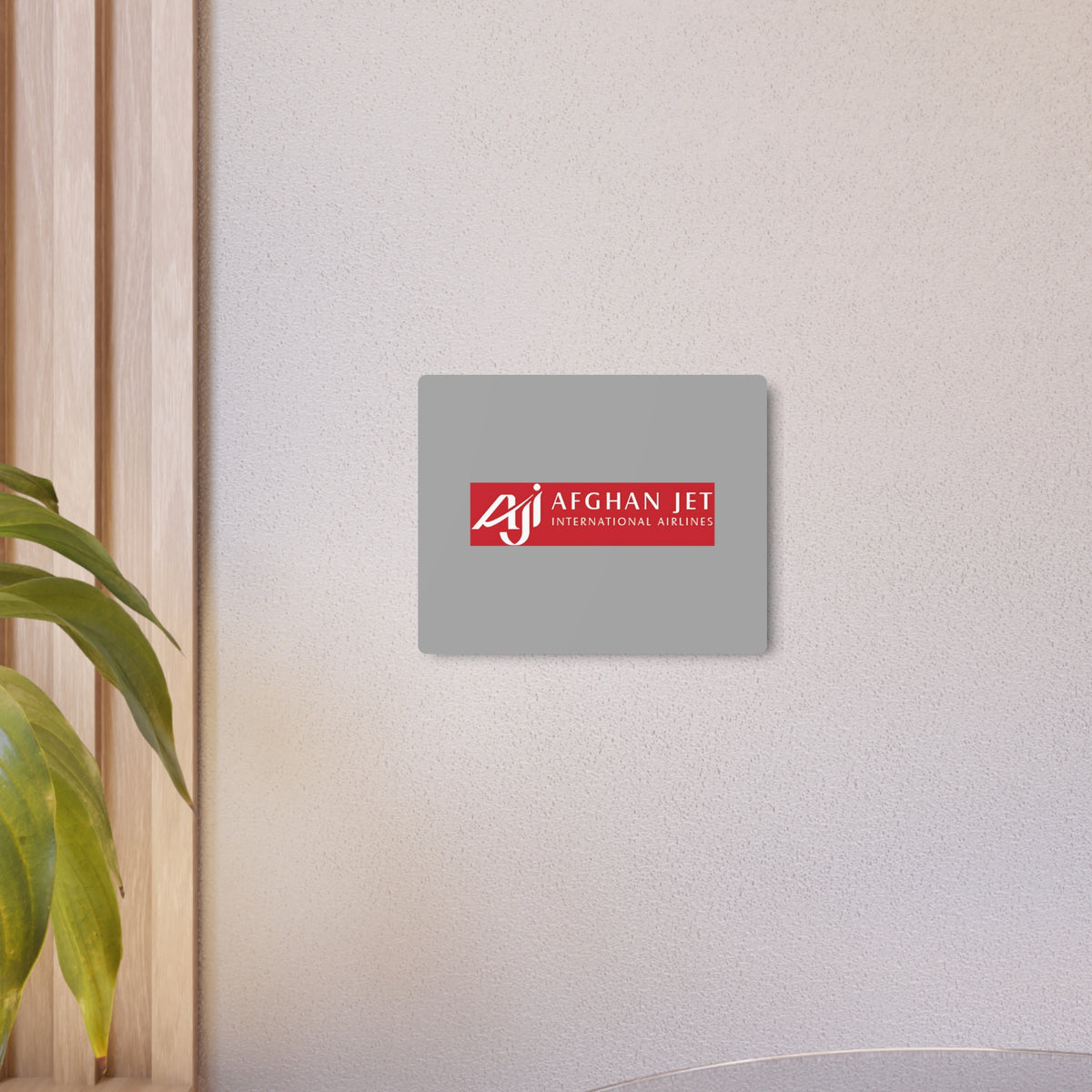 Afghan Jet International Airlines Metal Sign