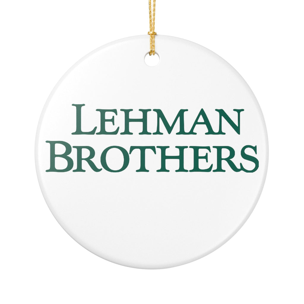 Lehman Brothers Ceramic Ornament