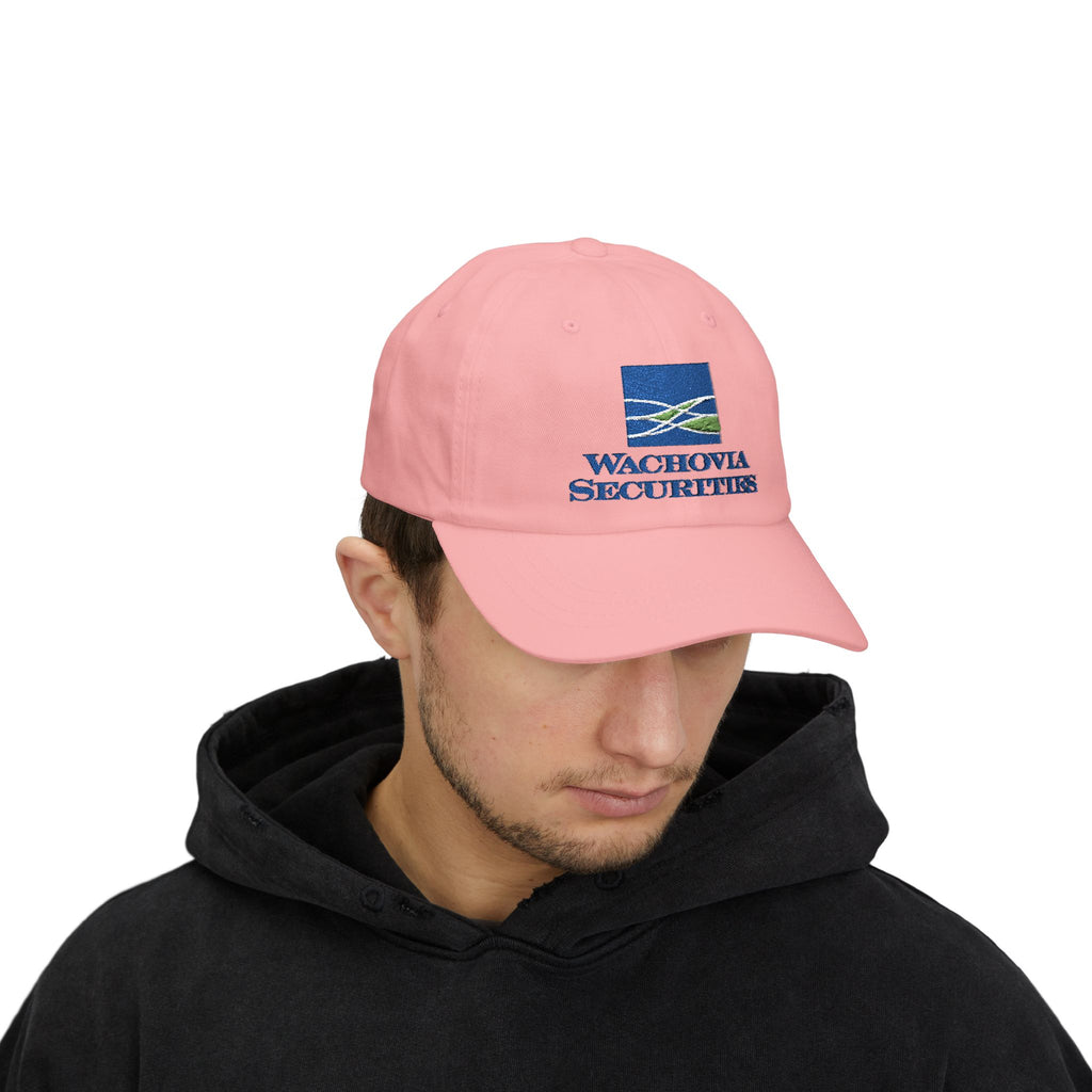Wachovia Securities Embroidered Dad Cap Hat