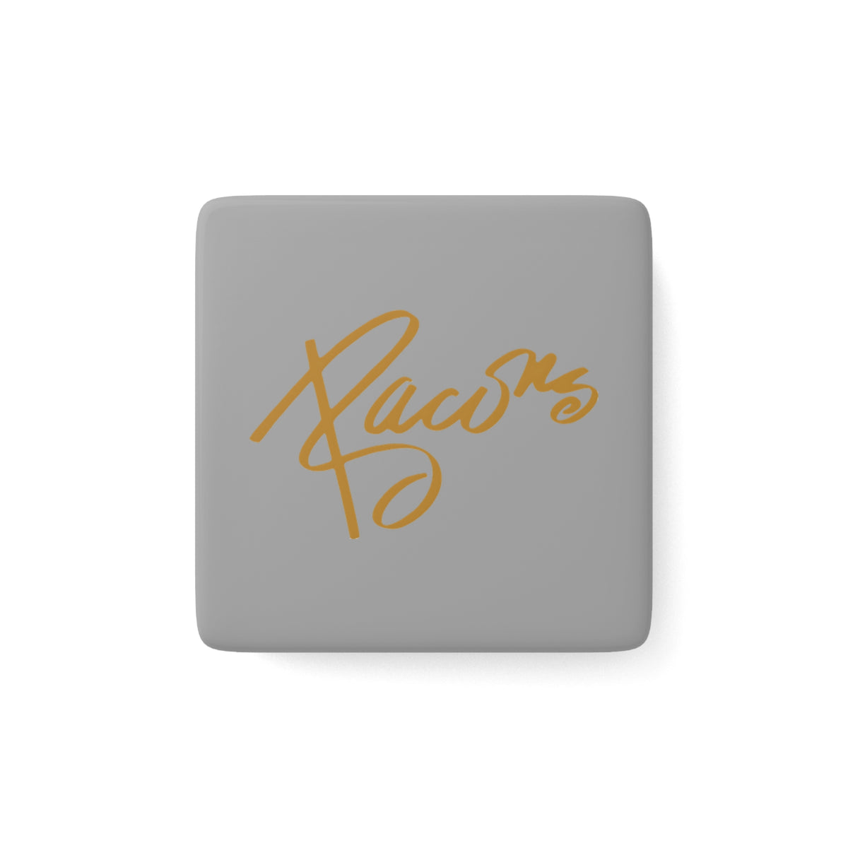 Bacon's Square Porcelain Fridge Magnet