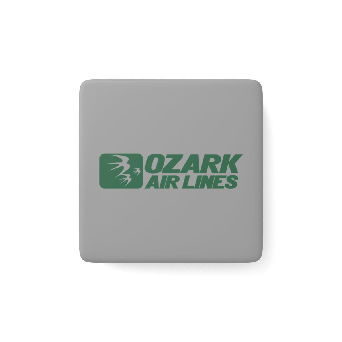 Ozark Air Lines Square Porcelain Fridge Magnet