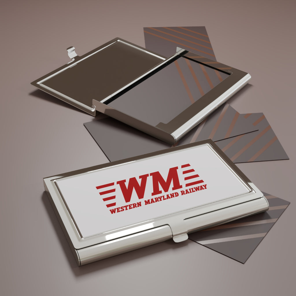 Western Maryland Railway Metal Business Card Holder