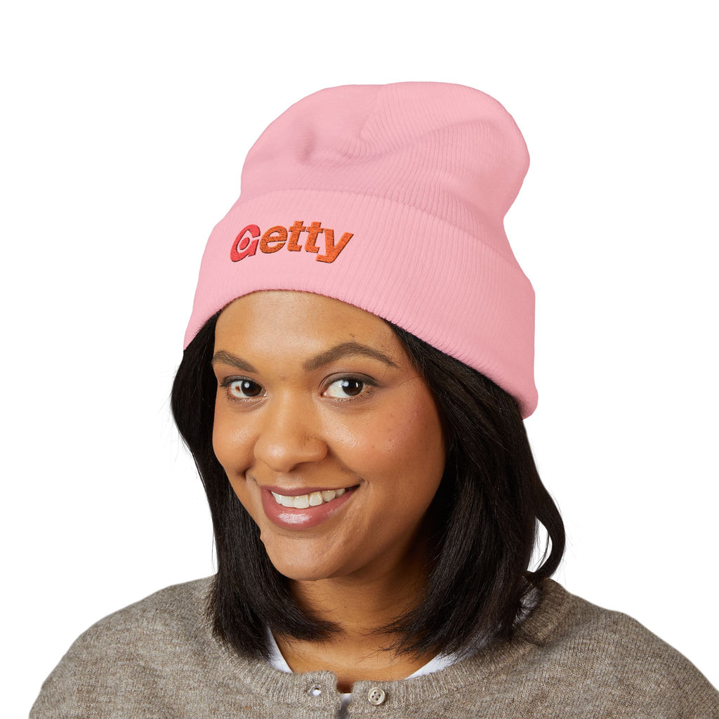 Getty Oil Cuffed Beanie