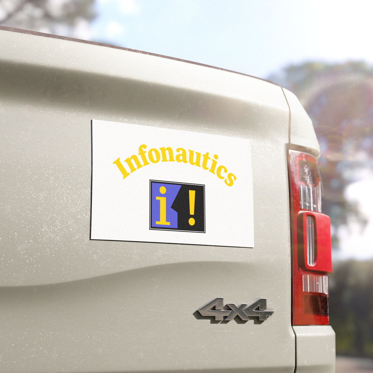 Infonautics Car Magnet