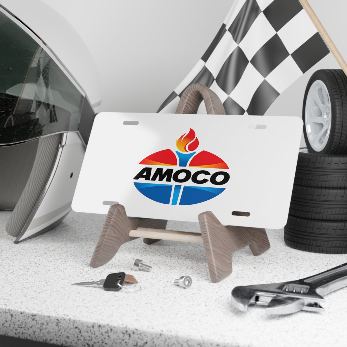 Amoco Vanity License Plate
