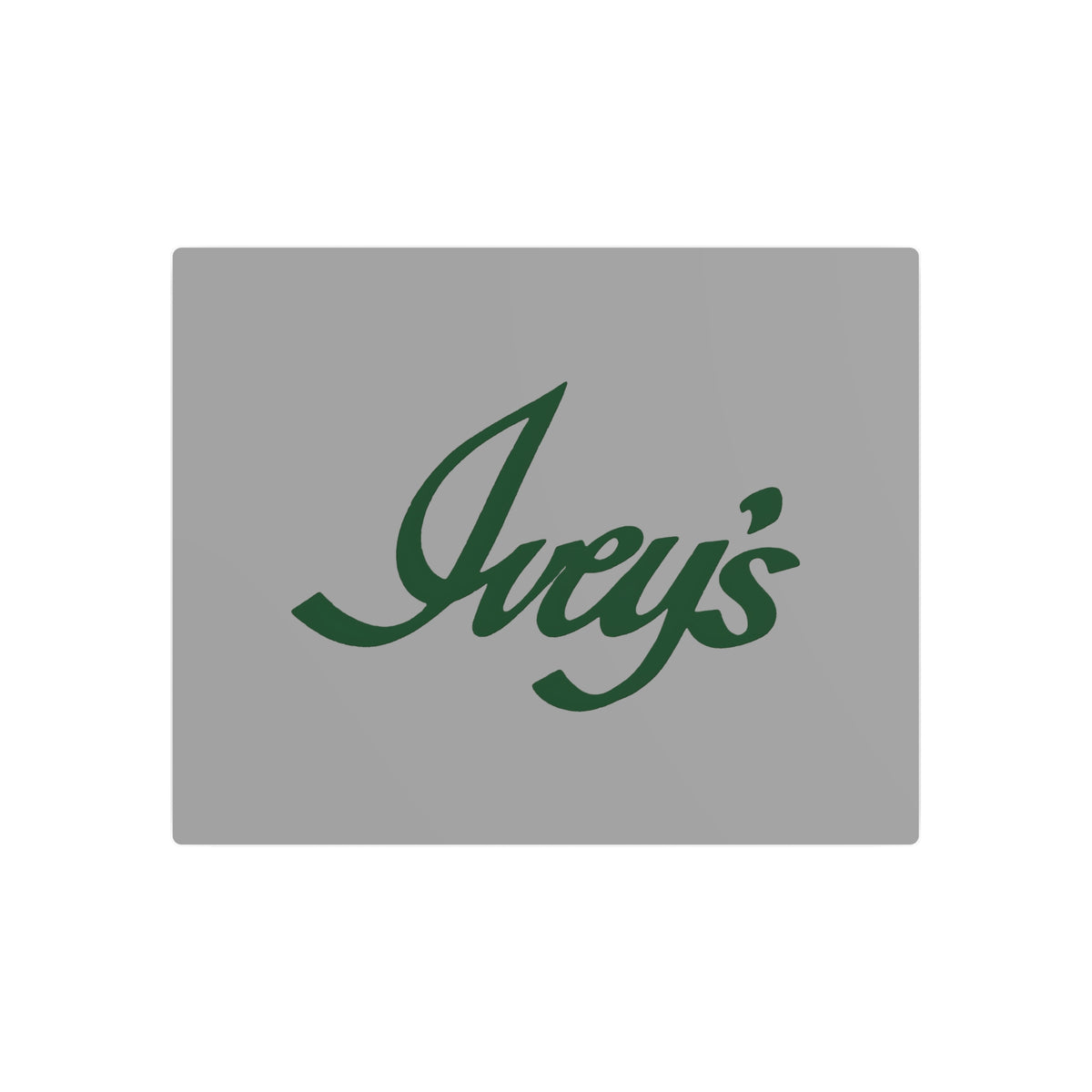 Ivey's Metal Sign