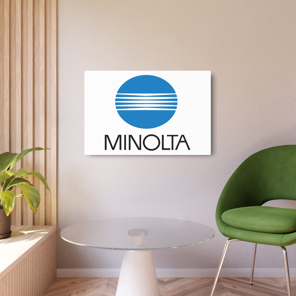 Minolta Metal Sign