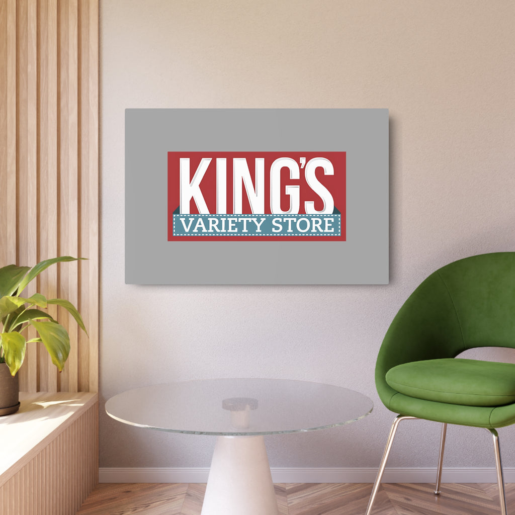 King's Variety Store Metal Sign