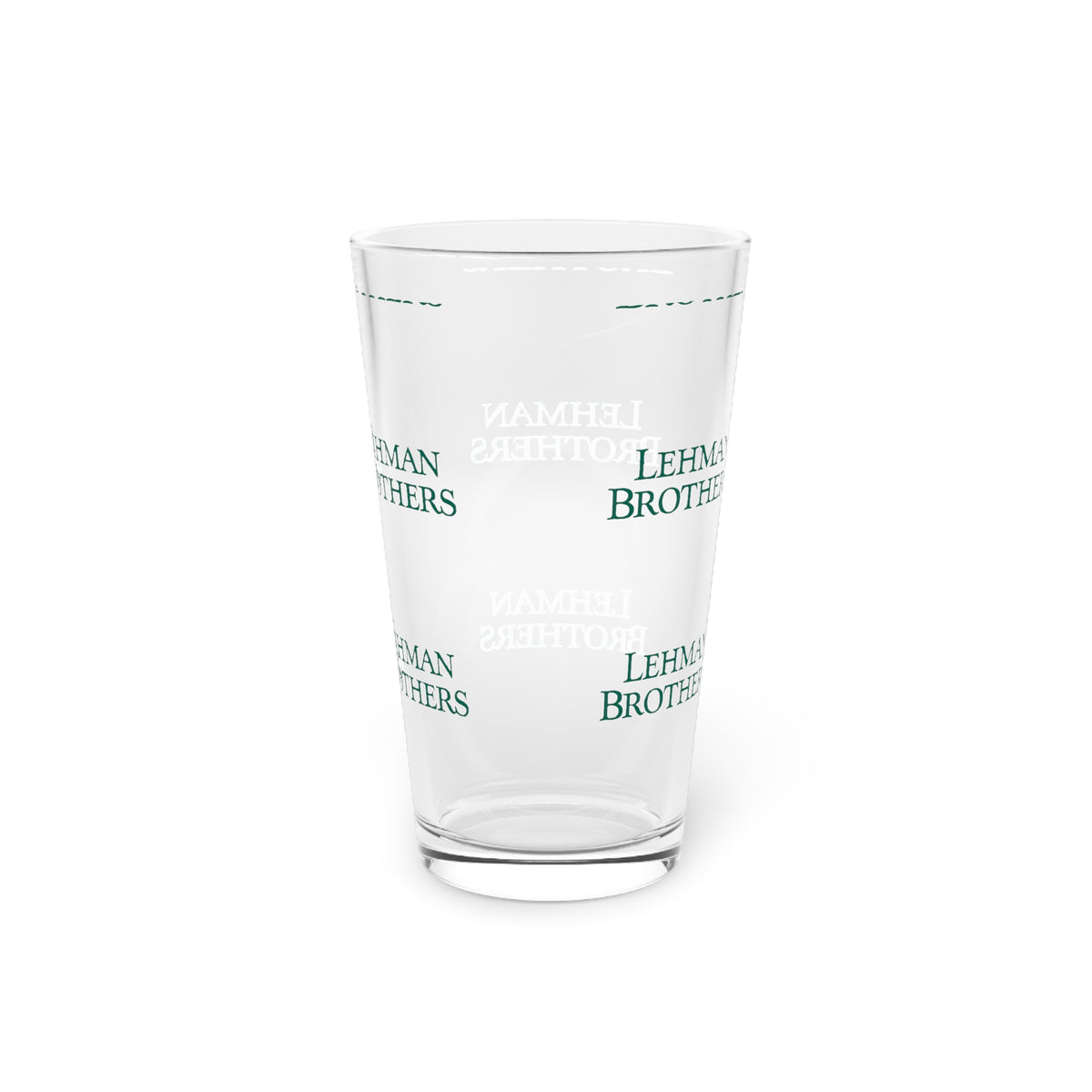 Lehman Brothers 16oz Pint Glass
