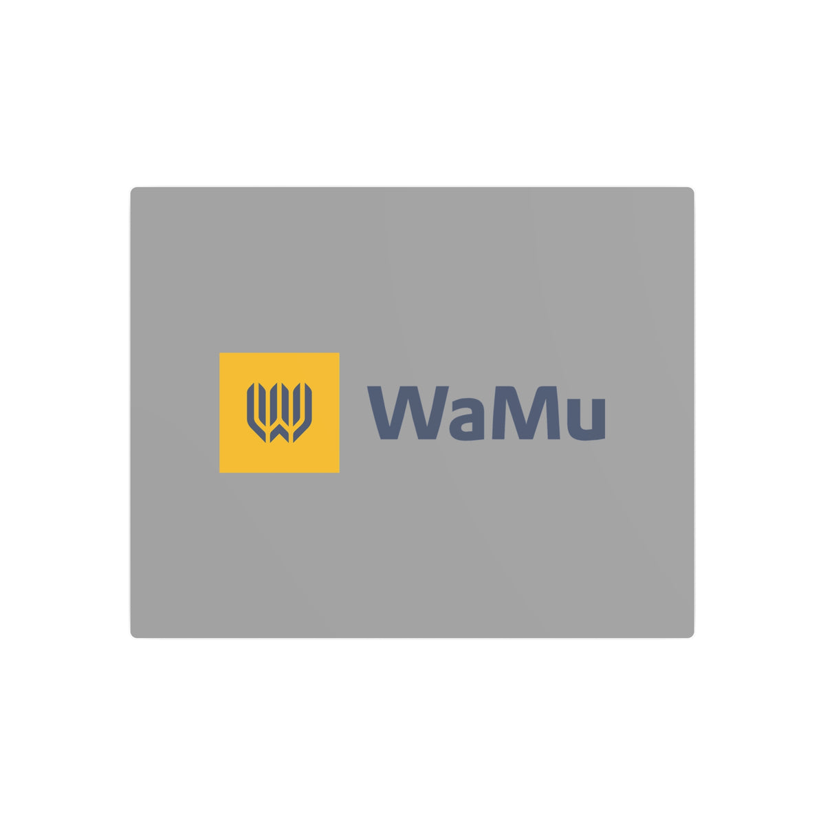Washington Mutual (WaMu) Metal Sign
