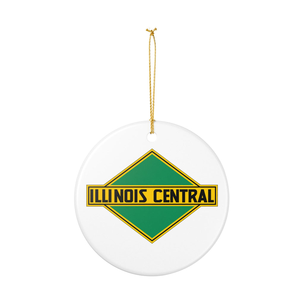 Illinois Central Railroad Ceramic Ornament