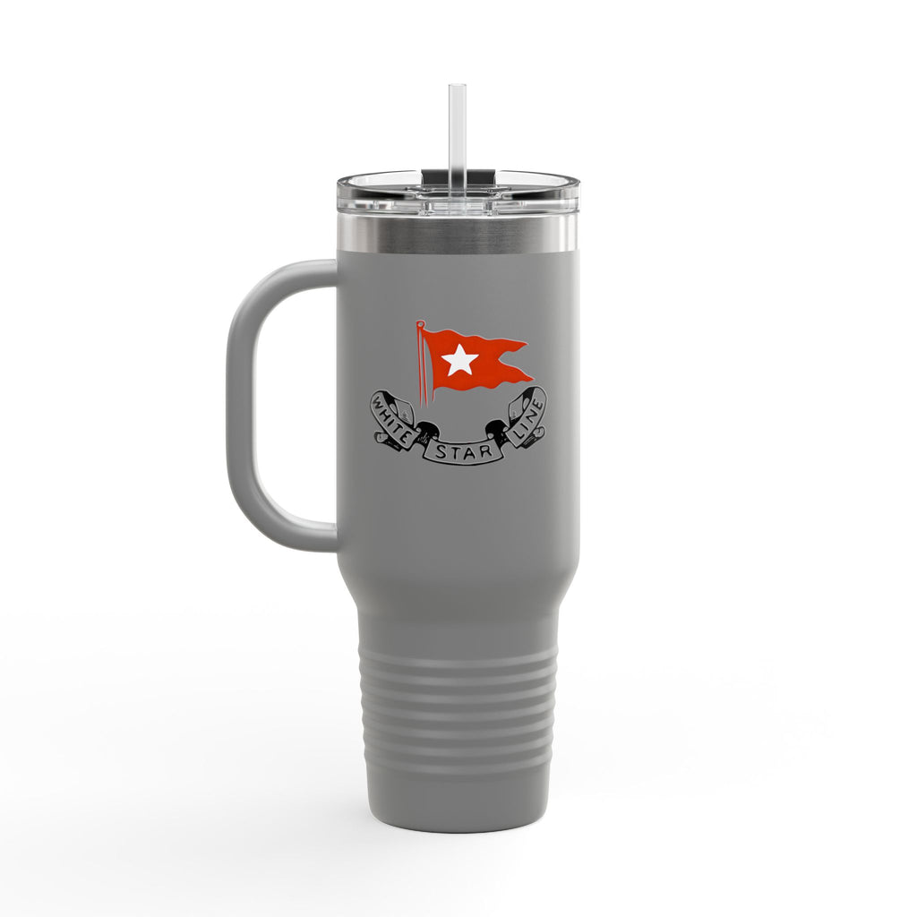 White Star Line 40oz Insulated Travel Mug Stainless Tumbler