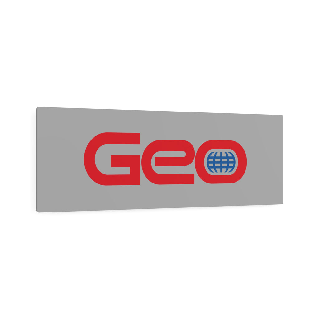 Geo Metal Sign