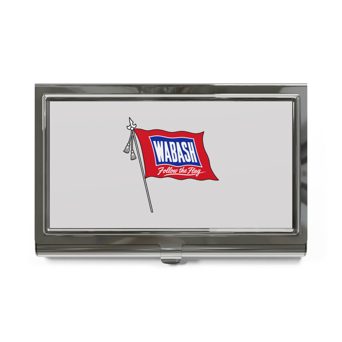 Wabash Railroad Metal Business Card Holder