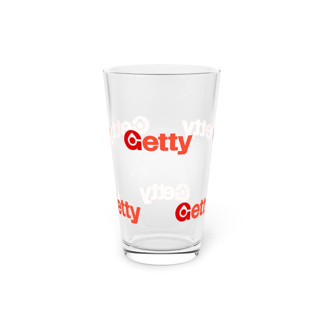 Getty Oil 16oz Pint Glass
