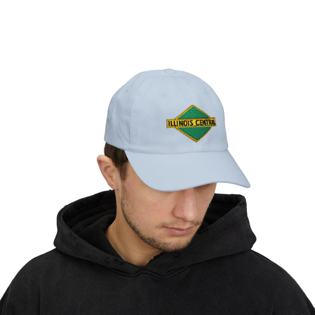 Illinois Central Railroad Embroidered Dad Cap Hat