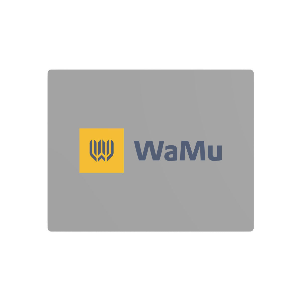 Washington Mutual (WaMu) Metal Sign