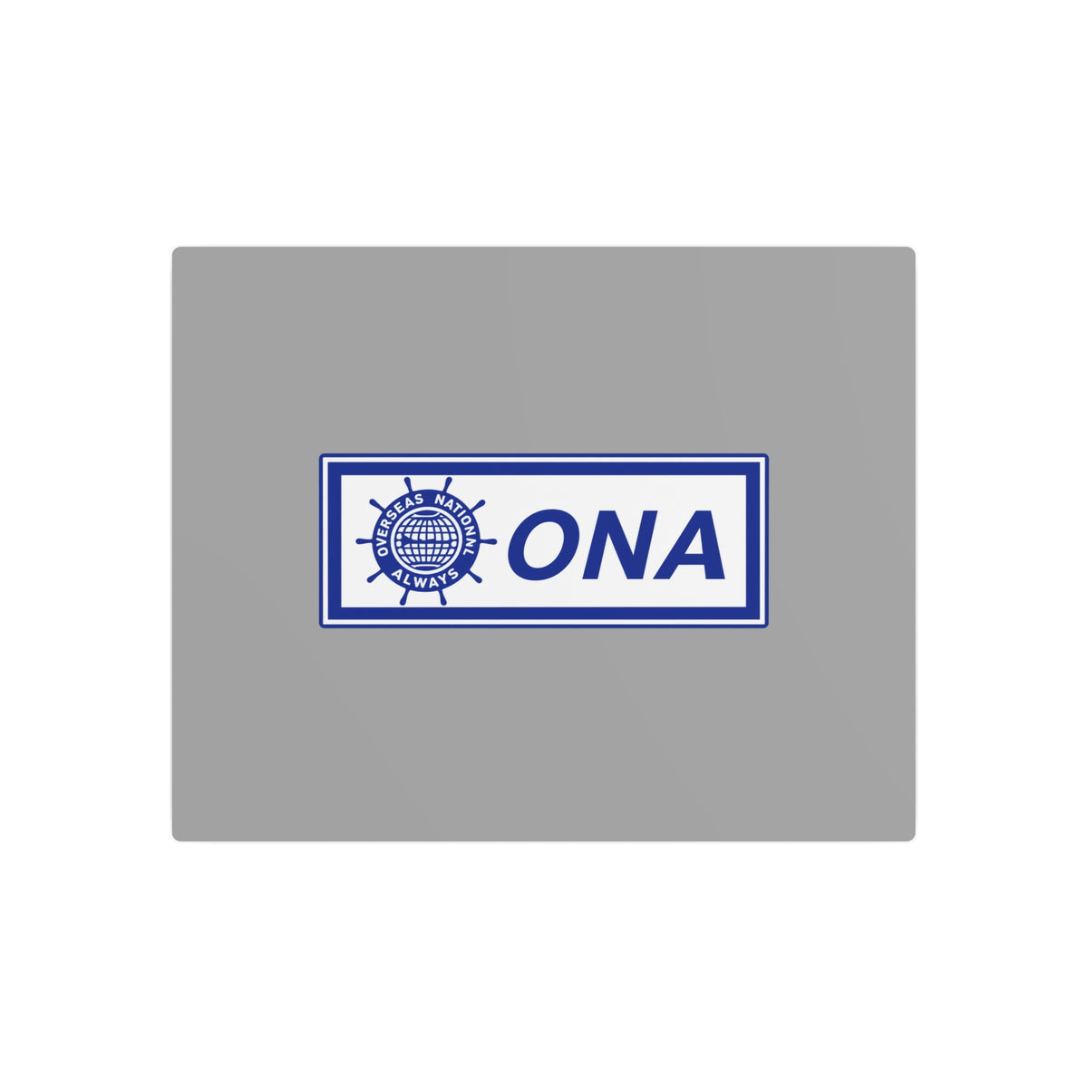 Overseas National Airways Metal Sign