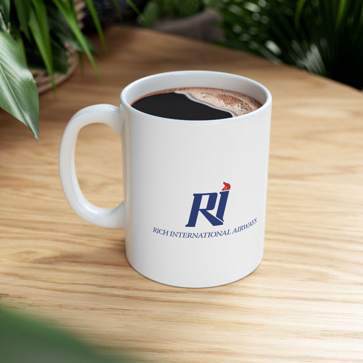 Rich International Airways Ceramic Coffee Mug
