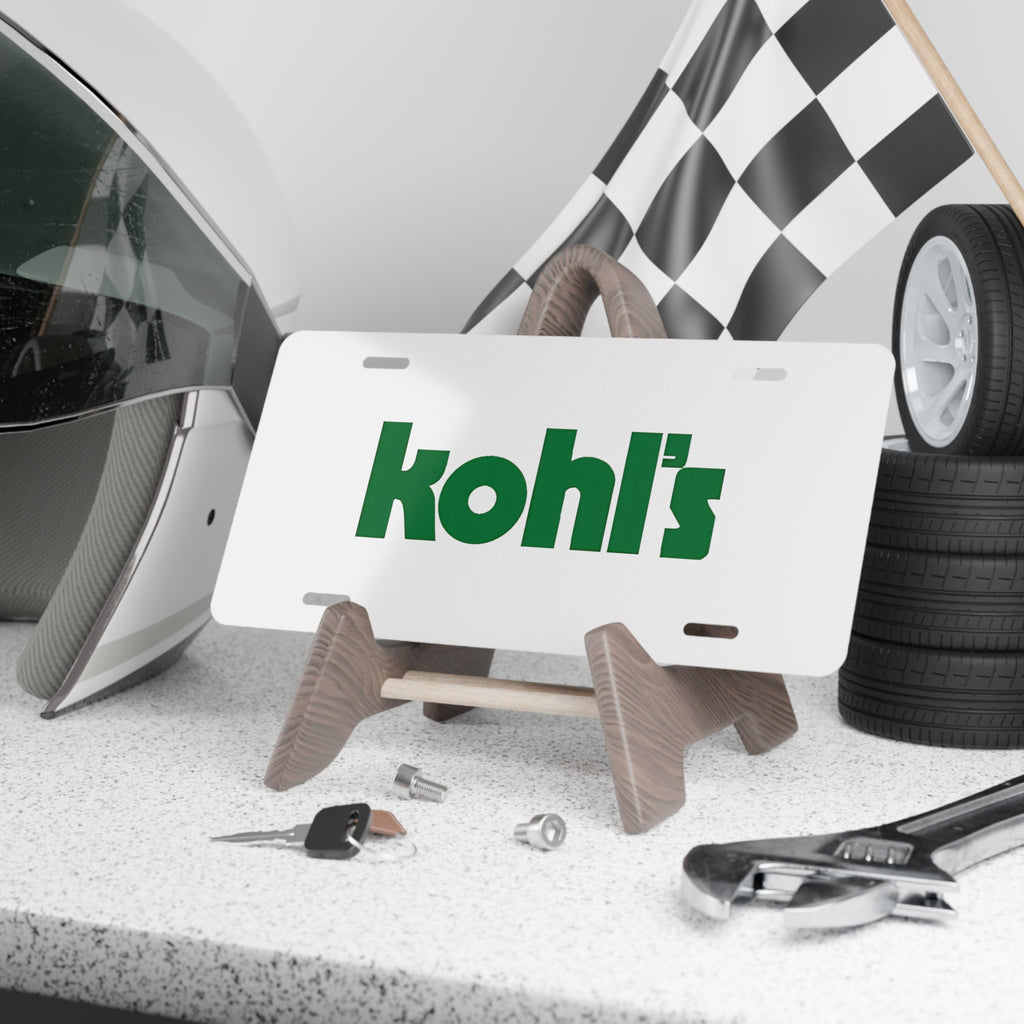 Kohl's Food Stores Vanity License Plate