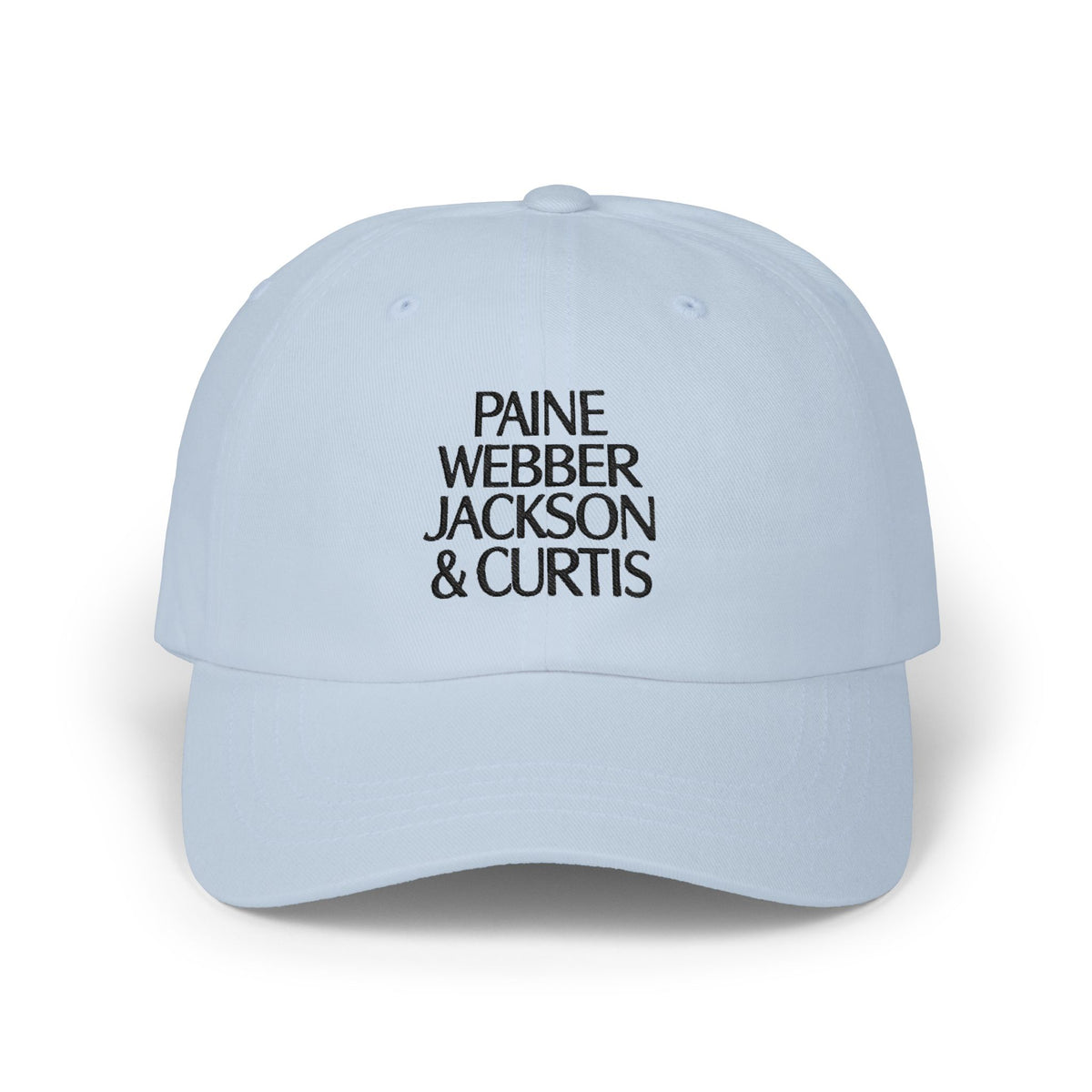 Paine Webber Jackson & Curtis Embroidered Dad Cap Hat