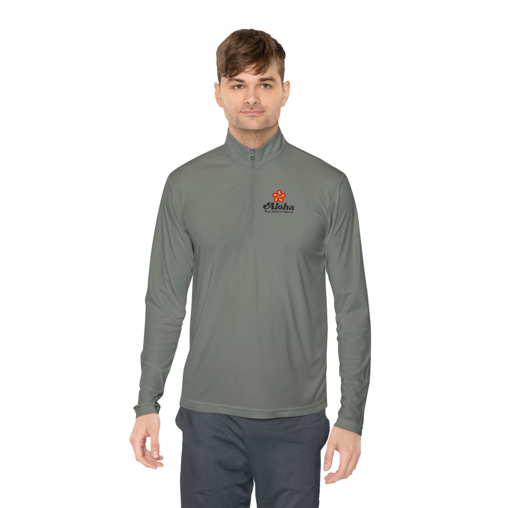 Aloha Airlines Unisex Quarter Zip Pullover