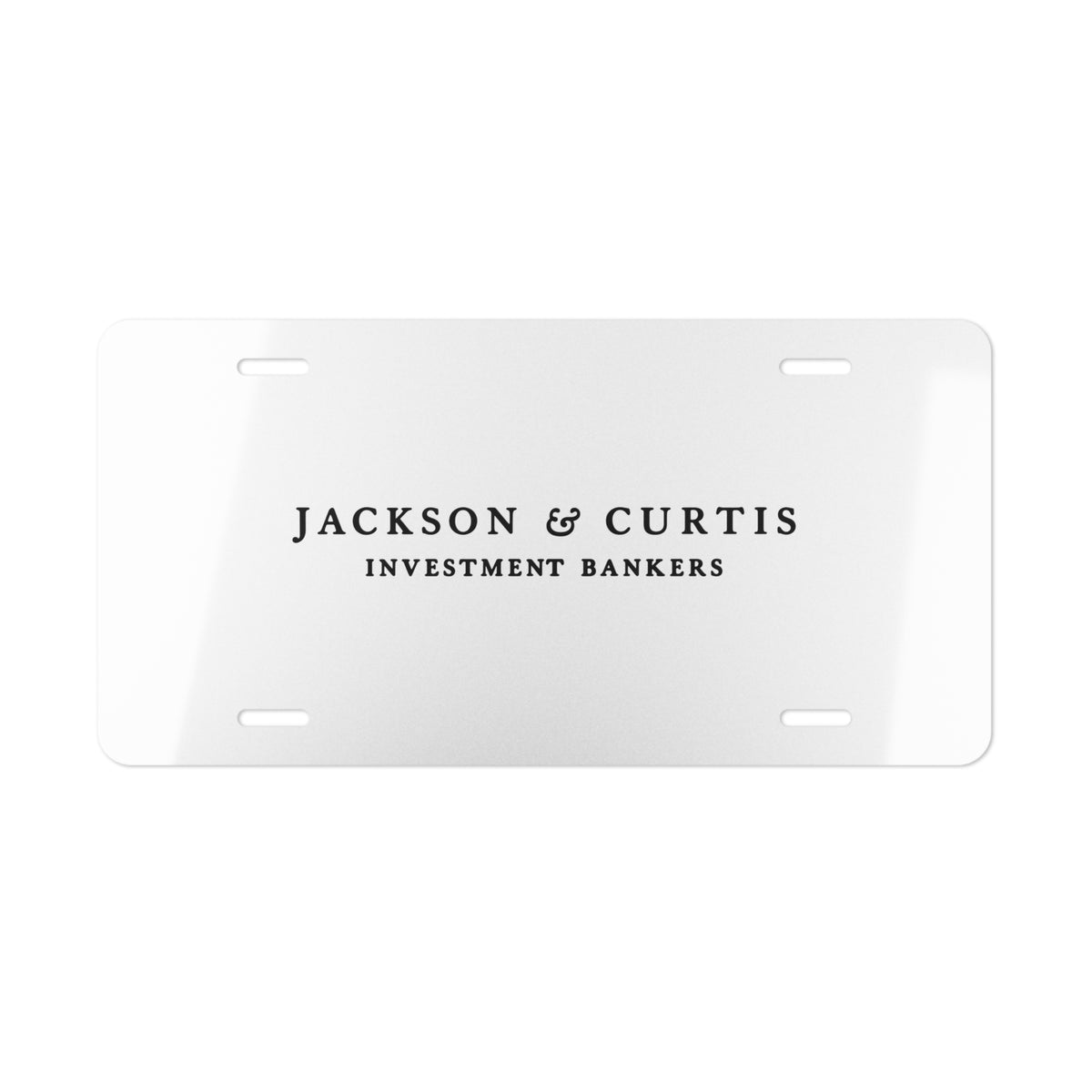 Jackson & Curtis Vanity License Plate