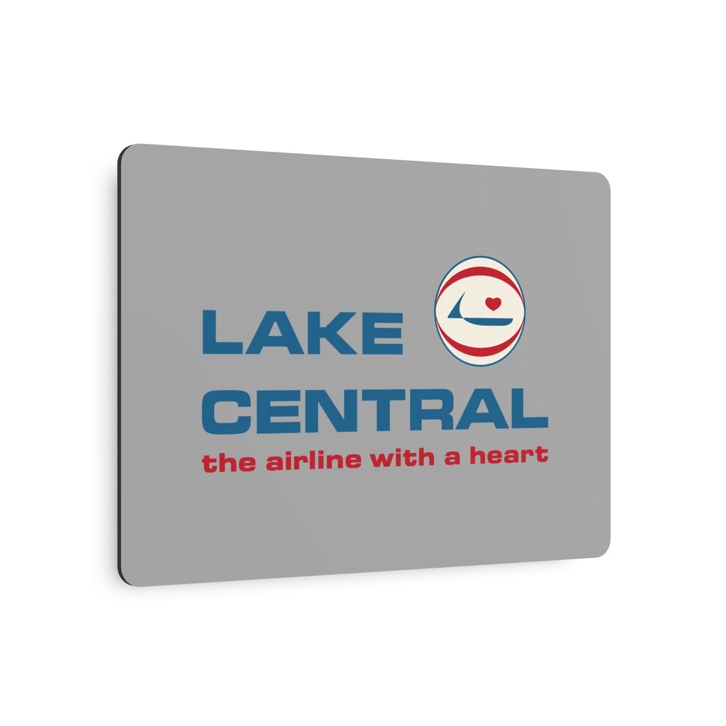 Lake Central Airlines Metal Sign
