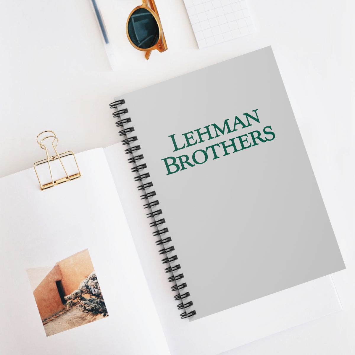 Lehman Brothers Spiral Notebook