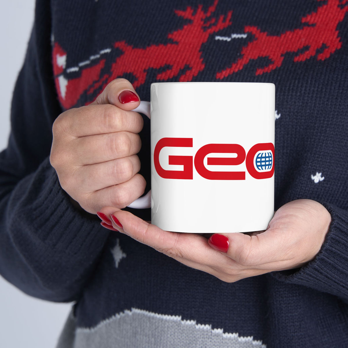 Geo Ceramic Coffee Mug
