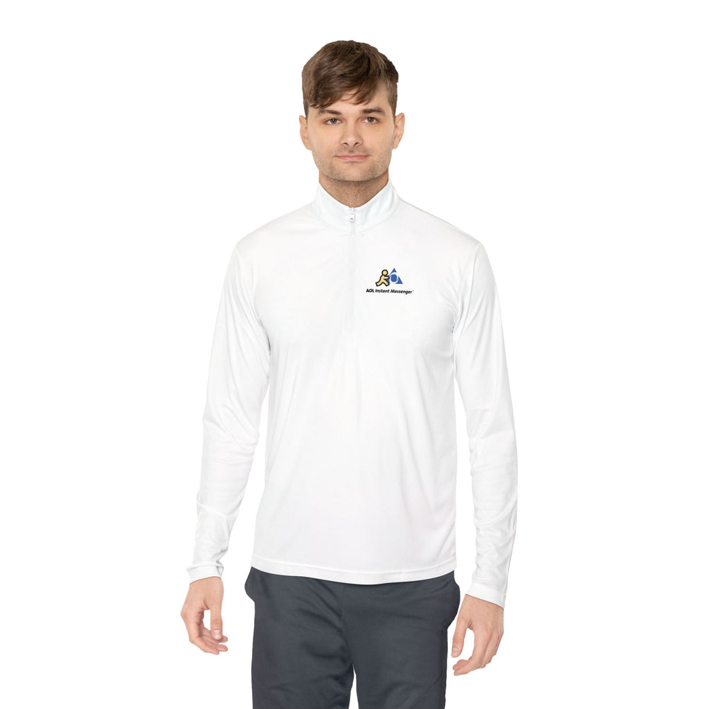 AOL Instant Messenger (AIM) Unisex Quarter Zip Pullover