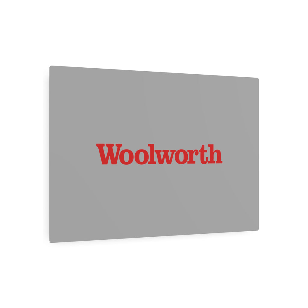 F. W. Woolworth Company Metal Sign