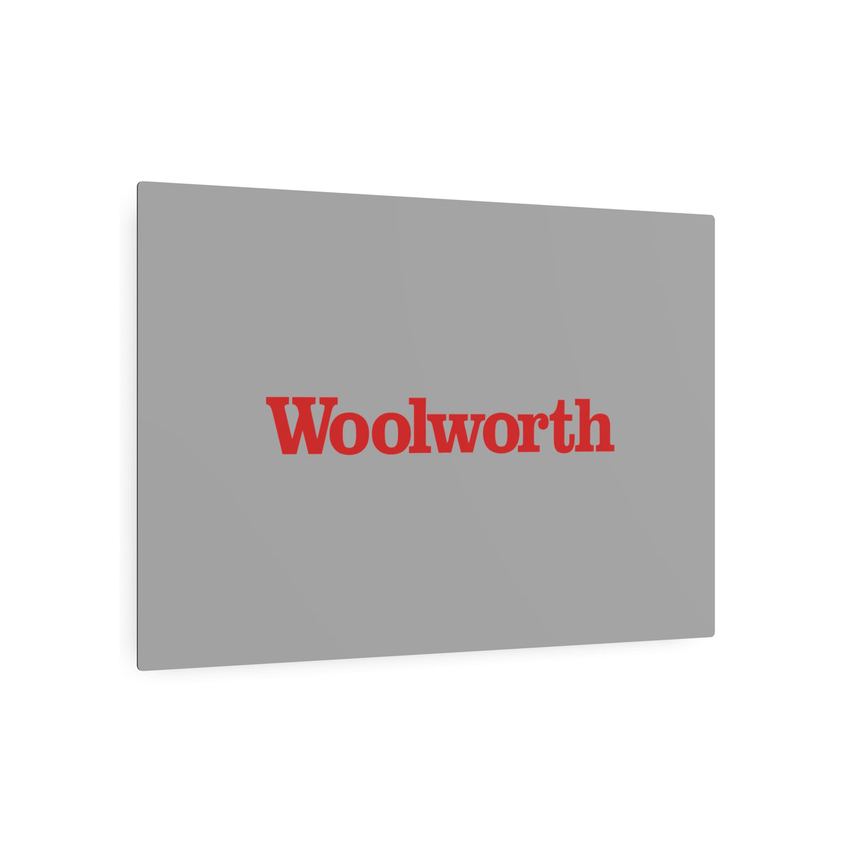 F. W. Woolworth Company Metal Sign