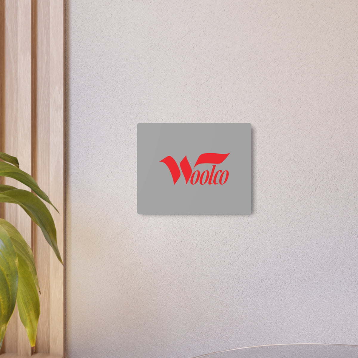 Woolco Metal Sign