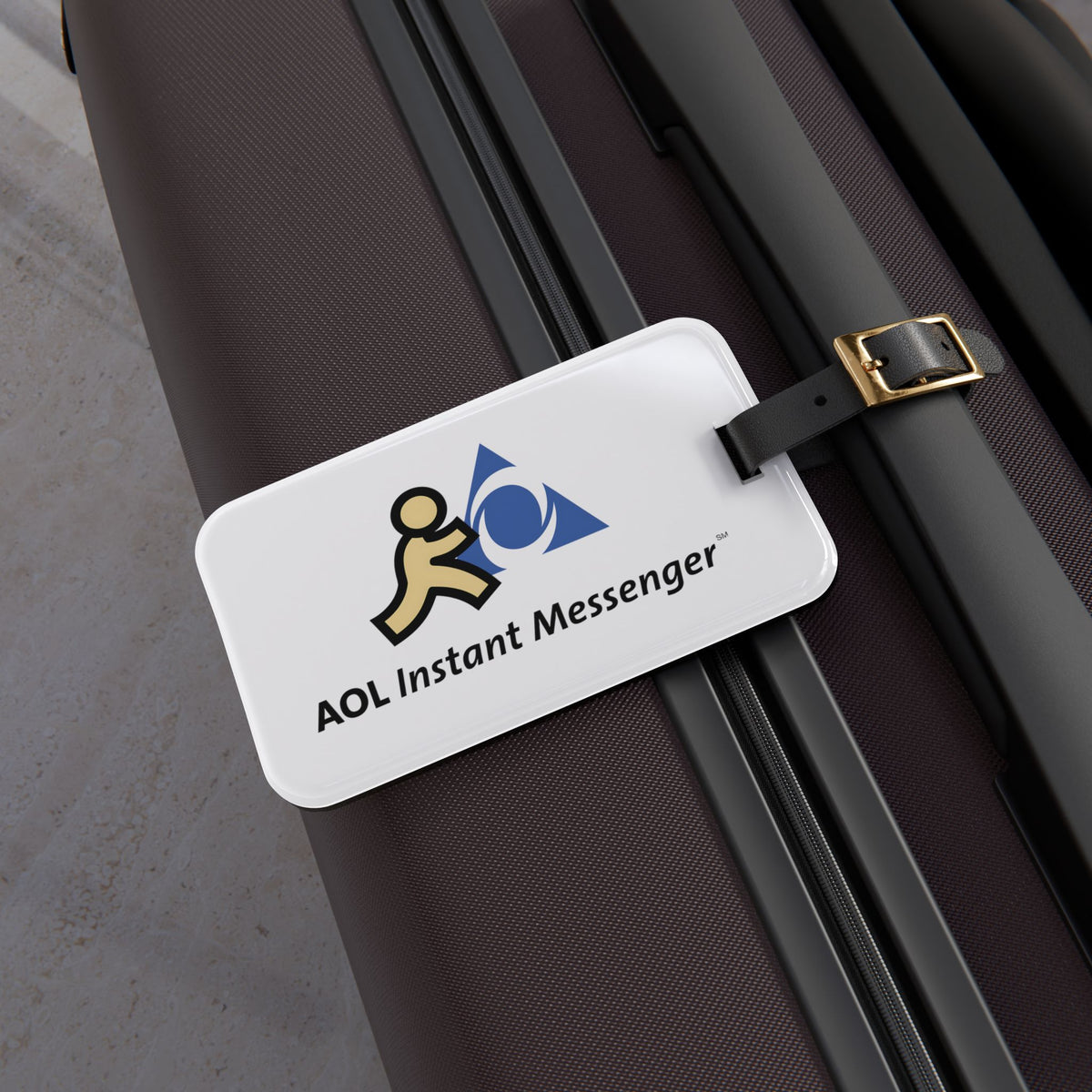 AOL Instant Messenger (AIM) Luggage Tag