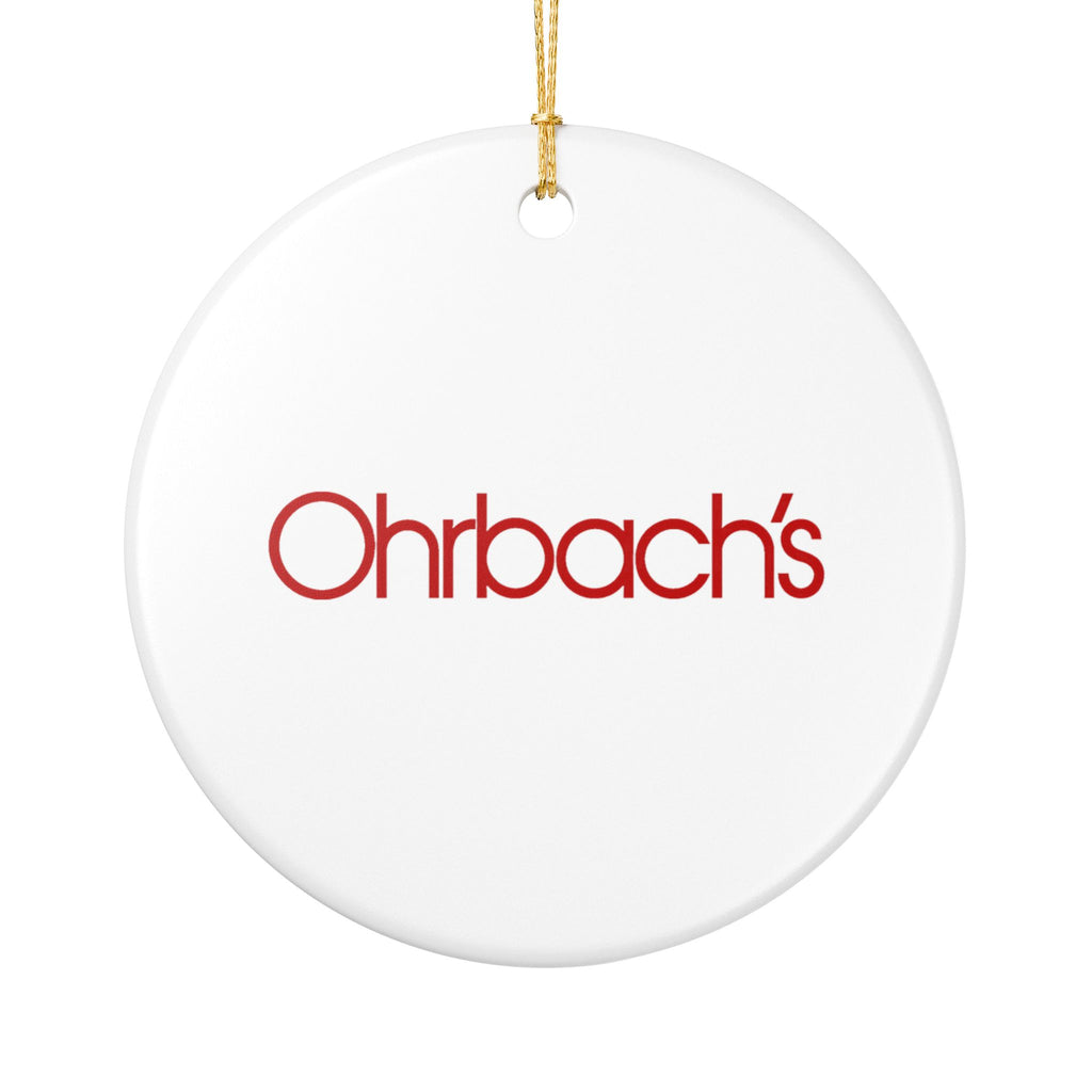 Ohrbach's Ceramic Ornament