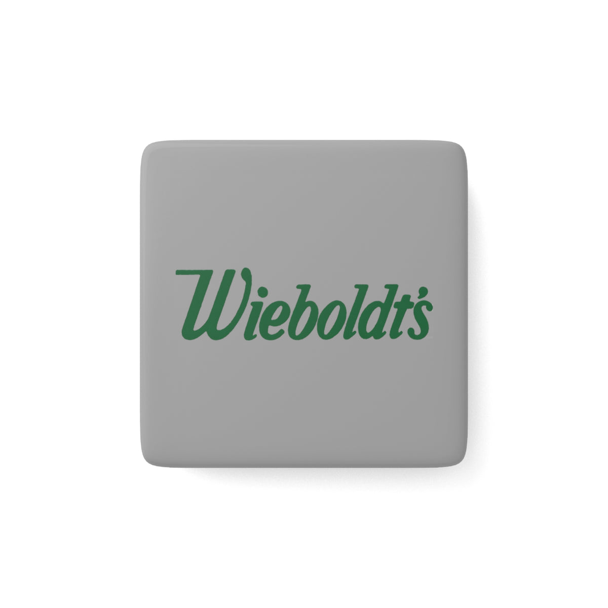 Wieboldt's Square Porcelain Fridge Magnet